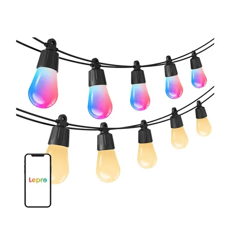 LEPRO ZB1-15 Wi-Fi String Lights, 15 m